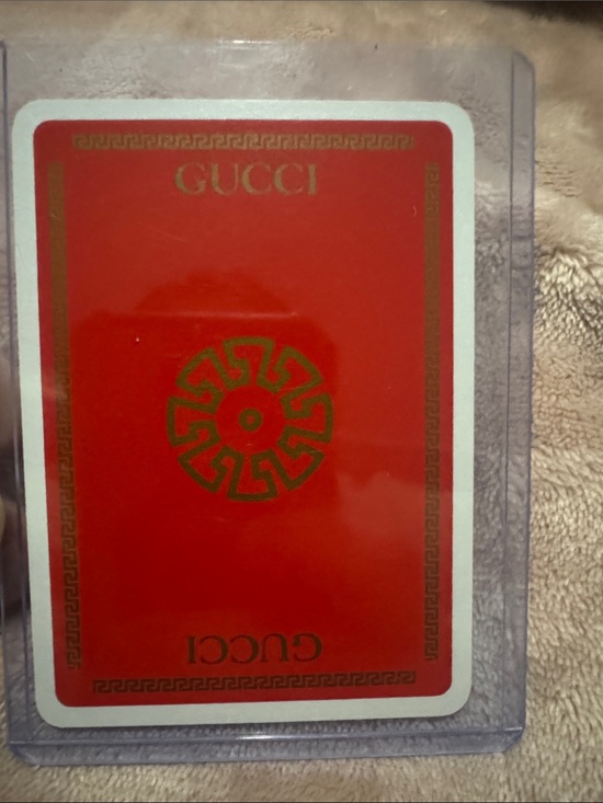 Gucci Other - Gucci joker Playing Card in protective case.
